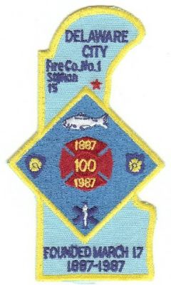 Delaware City Fire Co No 1
Thanks to PaulsFirePatches.com for this scan.
Keywords: delaware company number station 15 100 years
