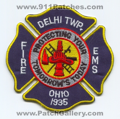 Delhi Township Fire Department Patch (Ohio)
Scan By: PatchGallery.com
Keywords: Twp. EMS Dept.