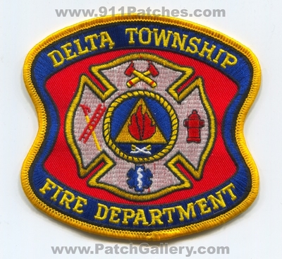 Delta Township Fire Department Patch (Michigan)
Scan By: PatchGallery.com
Keywords: twp. dept.