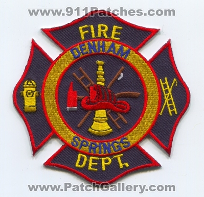 Denham Springs Fire Department Patch (Louisiana)
Scan By: PatchGallery.com
Keywords: dept.