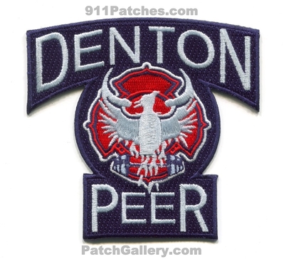 Denton Fire Department Peer Support Committee Patch (Texas)
Scan By: PatchGallery.com
[b]Patch Made By: 911Patches.com[/b]
Keywords: dept.