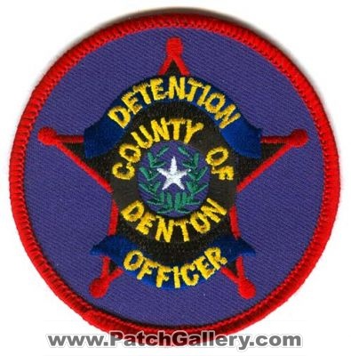 Denton County Sheriff Detention Officer (Texas)
Scan By: PatchGallery.com
Keywords: of