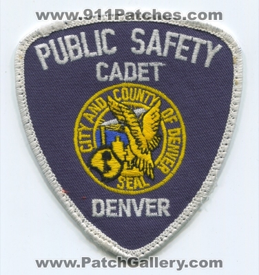Denver Public Safety Cadet Patch (Colorado)
Scan By: PatchGallery.com
Keywords: city and county co. of seal fire police sheriffs department dept. dps