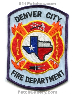 Denver City Fire Rescue Department Patch (Texas)
Scan By: PatchGallery.com
Keywords: dept.