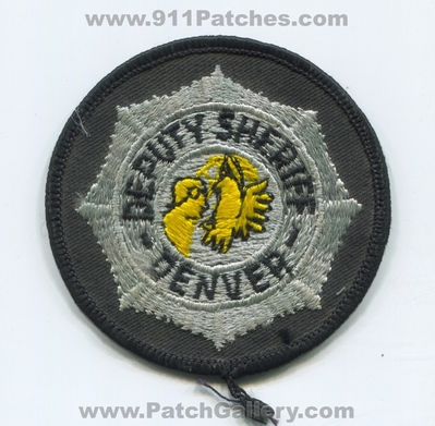 Denver Sheriff Department Deputy Patch (Colorado)
Scan By: PatchGallery.com
Keywords: sheriffs dept. office