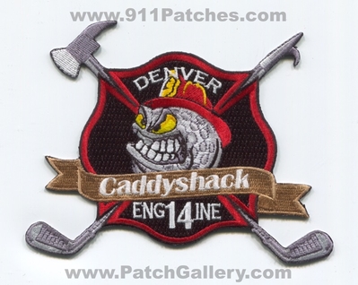 Denver Fire Department Engine 14 Patch (North Carolina)
Scan By: PatchGallery.com
Keywords: Dept. Company Co. Station Caddyshack - Golf Course Golfing