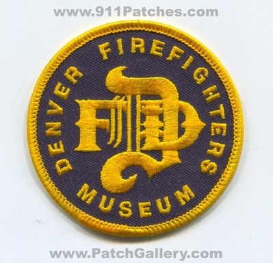 Denver Firefighters Museum Patch (Colorado)
[b]Scan From: Our Collection[/b]
Keywords: fire department dept. dfd d.f.d.