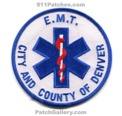 Denver Health Paramedic EMT Patch (Colorado)
[b]Scan From: Our Collection[/b]
Keywords: city and county of e.m.t. dg ambulance paramedics
