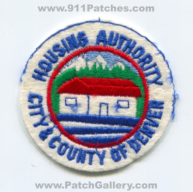 Denver Housing Authority Patch (Colorado)
Scan By: PatchGallery.com
Keywords: city and county co. of &