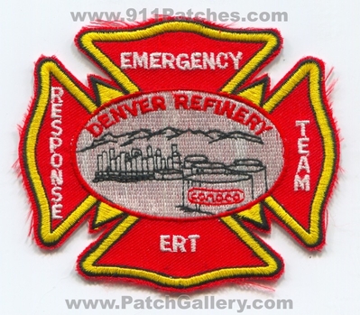 Denver Refinery Conoco Emergency Response Team ERT Patch (Colorado)
[b]Scan From: Our Collection[/b]
Keywords: fire department dept.