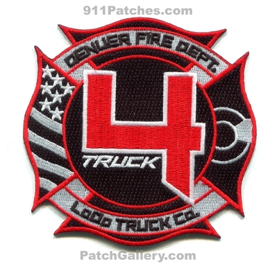 Denver Fire Department Truck 4 Patch (Colorado) (4.00 Inches)
[b]Scan From: Our Collection[/b]
[b]Patch Made By: 911Patches.com[/b]
Keywords: dept. dfd d.f.d. company co. station lodo lower downtown
