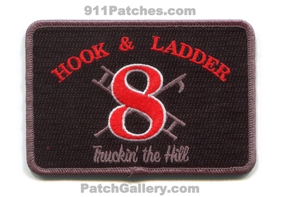 Denver Fire Department Truck 8 Patch (Colorado)
[b]Scan From: Our Collection[/b]
[b]Patch Made By: 911Patches.com[/b]
Keywords: dept. dfd company co. station truckin the hill