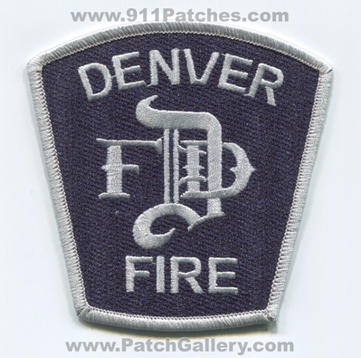 Denver Fire Department Class A Patch (Colorado)
[b]Scan From: Our Collection[/b]
Keywords: dept. dfd d.f.d.