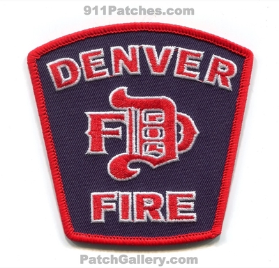 Denver Fire Department Patch (Colorado)
[b]Scan From: Our Collection[/b]
[b]Patch Made By: 911Patches.com[/b]
Keywords: dept. dfd