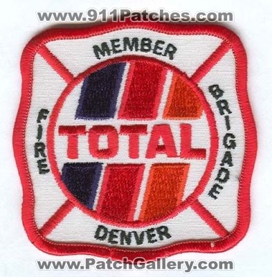 Denver Refinery Total Fire Brigade Member Patch (Colorado)
[b]Scan From: Our Collection[/b]
