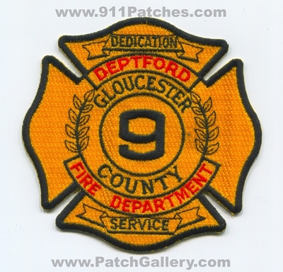Deptford Fire Department 9 Gloucester County Patch (New Jersey)
Scan By: PatchGallery.com
Keywords: dept. co. dedication service