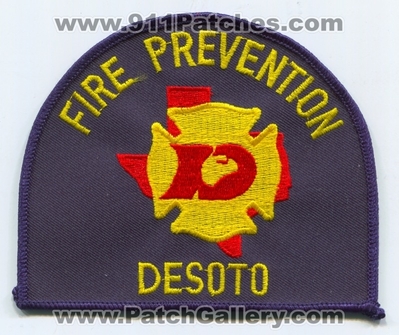Desoto Fire Department Fire Prevention Patch (Texas)
Scan By: PatchGallery.com
Keywords: dept.