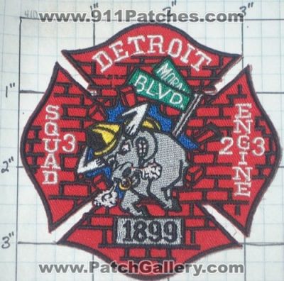 Detroit Fire Department Engine 23 Squad 3 (Michigan)
Thanks to swmpside for this picture.
Keywords: dept.