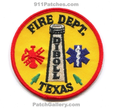 Diboll Fire Department Patch (Texas)
Scan By: PatchGallery.com
Keywords: dept.