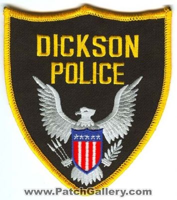 Dickson Police (North Dakota)
Scan By: PatchGallery.com

