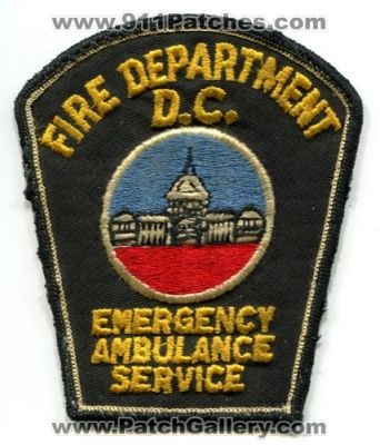 District of Columbia Fire Department DCFD Emergency Ambulance Service Patch (Washington DC)
Scan By: PatchGallery.com
Keywords: dist. dept. d.c.f.d. ems emergency medical services