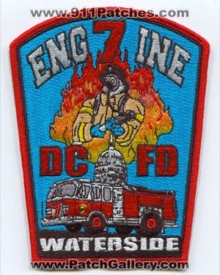 District of Columbia Fire Department Engine 7 (Washington DC)
Scan By: PatchGallery.com
Keywords: dept. dcfd d.c.f.d. company station waterside