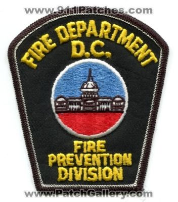 District of Columbia Fire Department DCFD Prevention Division Patch (Washington DC)
Scan By: PatchGallery.com
Keywords: dist. dept. d.c.f.d.