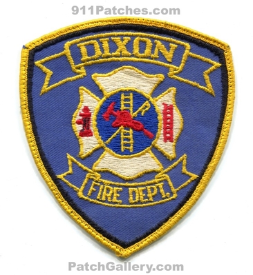 Dixon Fire Department Patch (California)
Scan By: PatchGallery.com
Keywords: dept.