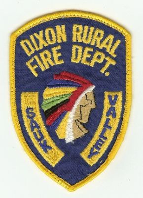 Dixon Rural Fire Dept
Thanks to PaulsFirePatches.com for this scan.
Keywords: illinois department sauk valley
