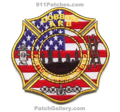 Dobbins Air Reserve Base ARB Fire Department USAF Military Patch (Georgia)
Scan By: PatchGallery.com
Keywords: dept. fortune favors the bold