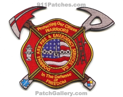 Dobbins Air Reserve Base ARB Fire and Emergency Services USAF Military Patch (Georgia)
Scan By: PatchGallery.com
Keywords: & es department dept. protecting our citizen warriors in the defense of freedom