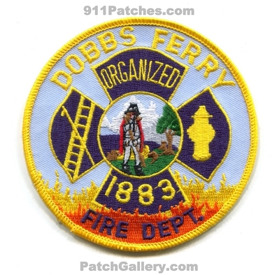 Dobbs Ferry Fire Department Patch (New York)
Scan By: PatchGallery.com
Keywords: dept. organized 1883