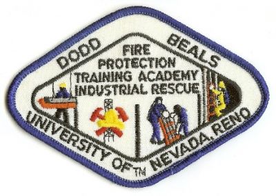Dodd Beals University of Reno Fire Protection
Thanks to PaulsFirePatches.com for this scan.
Keywords: nevada training academy industrial rescue
