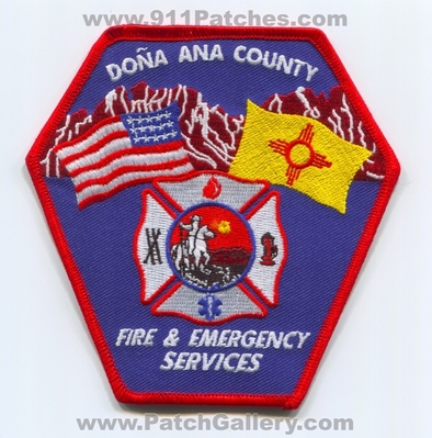 Dona Ana County Fire and Emergency Services Patch (New Mexico)
Scan By: PatchGallery.com
Keywords: co. & es department dept.