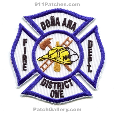 Dona Ana Fire Department District 1 Patch (New Mexico)
Scan By: PatchGallery.com
Keywords: dept. dist. number no. one #1