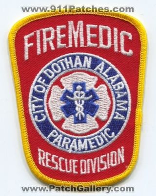 Dothan Fire Department FireMedic Rescue Division (Alabama)
Scan By: PatchGallery.com
Keywords: dept. paramedic ems city of