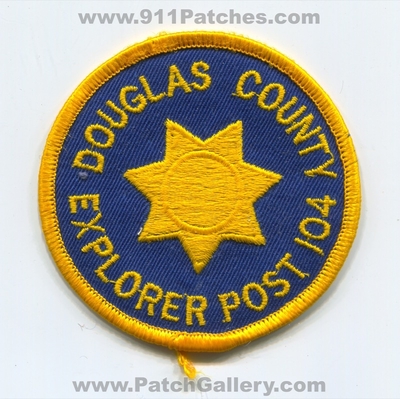 Douglas County Sheriffs Office Explorer Post 104 Patch (Colorado)
Scan By: PatchGallery.com
Keywords: co. department dept. 10-4