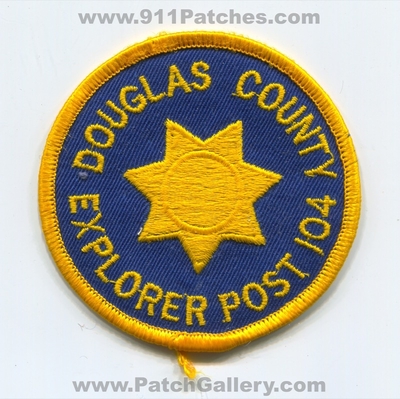 Douglas County Sheriffs Office Explorer Post 104 Patch (Colorado)
Scan By: PatchGallery.com
Keywords: co. department dept. 10-4