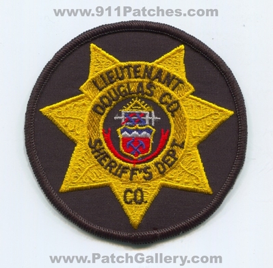 Douglas County Sheriffs Department Lieutenant Patch (Colorado)
Scan By: PatchGallery.com
Keywords: co. dept. office