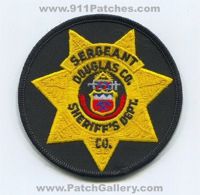 Douglas County Sheriffs Department Sergeant Patch (Colorado)
Scan By: PatchGallery.com
Keywords: co. dept. office