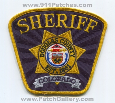 Douglas County Sheriffs Office Patch (Colorado)
Scan By: PatchGallery.com
Keywords: co. department dept. est. 1861