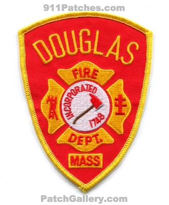 Douglas Fire Department Patch (Massachusetts)
Scan By: PatchGallery.com
Keywords: dept. incorporated 1748