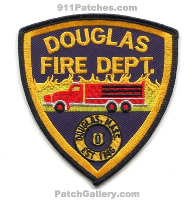 Douglas Fire Department Patch (Massachusetts)
Scan By: PatchGallery.com
Keywords: dept. mass. est. 1746