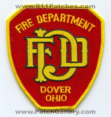 Dover Fire Department Patch (Ohio)
Scan By: PatchGallery.com
Keywords: dept.