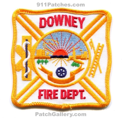Downey Fire Department Patch (California)
Scan By: PatchGallery.com
Keywords: dept.