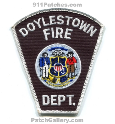 Doylestown Fire Department Patch (Wisconsin)
Scan By: PatchGallery.com
Keywords: dept.