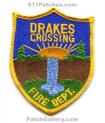 Drake Crossing Fire Department Patch (Oregon)
Scan By: PatchGallery.com
Keywords: dept.