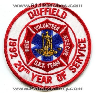 Duffield Volunteer Fire Rescue Department SET Team 20th Year (Virginia)
Scan By: PatchGallery.com
Keywords: s.e.t. dept.