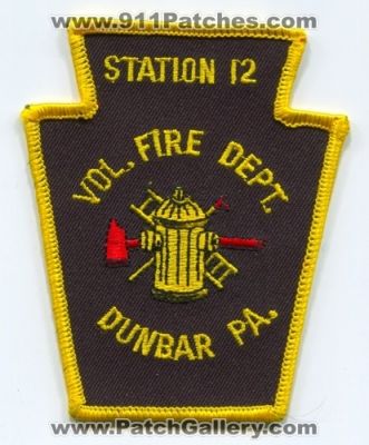 Dunbar Volunteer Fire Department Station 12 (Pennsylvania)
Scan By: PatchGallery.com
Keywords: vol. dept. pa.