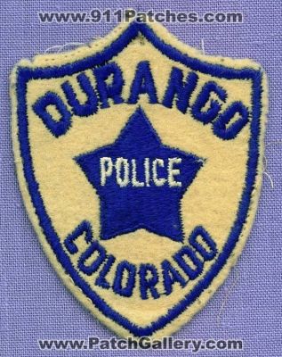 Durango Police Department (Colorado)
Thanks to apdsgt for this scan.
Keywords: dept.